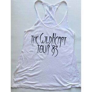 Bandit Women's Wilde Heart Tour 83 Casual Tank Top White Size S M L